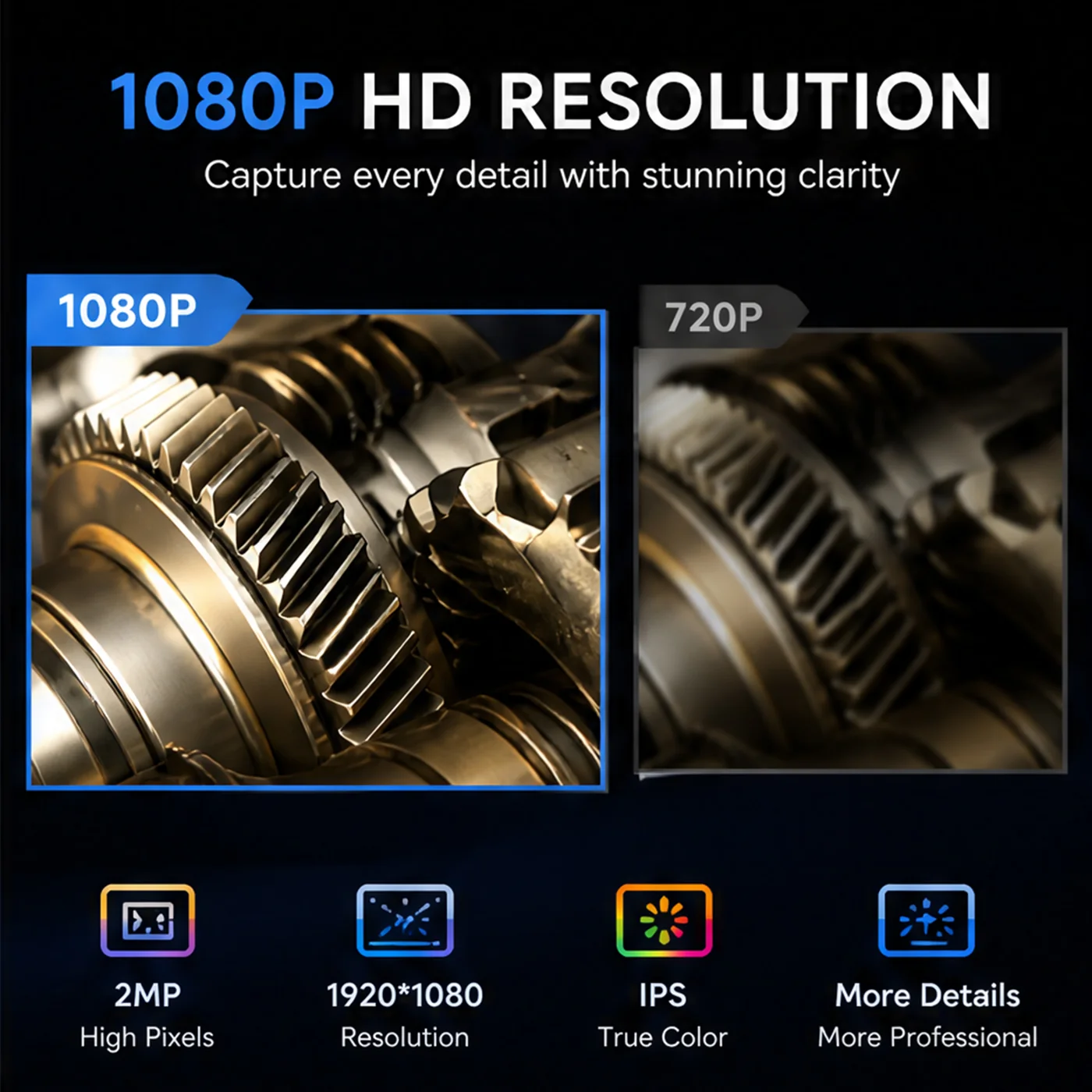 Dual Lens Endoscope Camera view 3