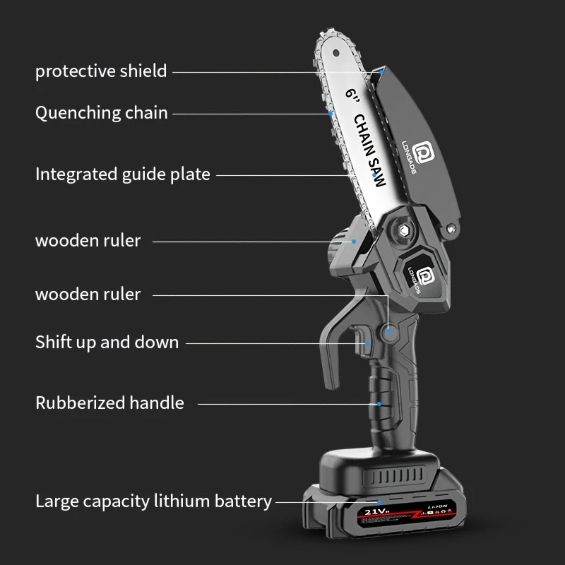 6-Inch Mini Chainsaw view 8