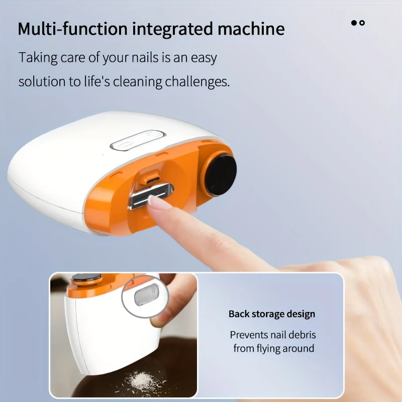 2-in-1 Electric Nail Trimmer Polisher view 6